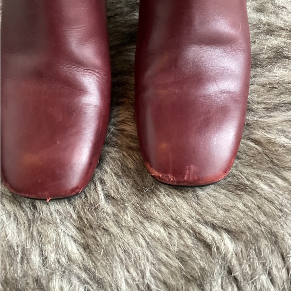 Celine #5 Phoebe Period Burgundy Ankle Boot - Picture 5 of 13